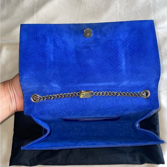 Python Yves Saint Laurent Medium Kate Monogram Tassel bag - Picture 10 of 11